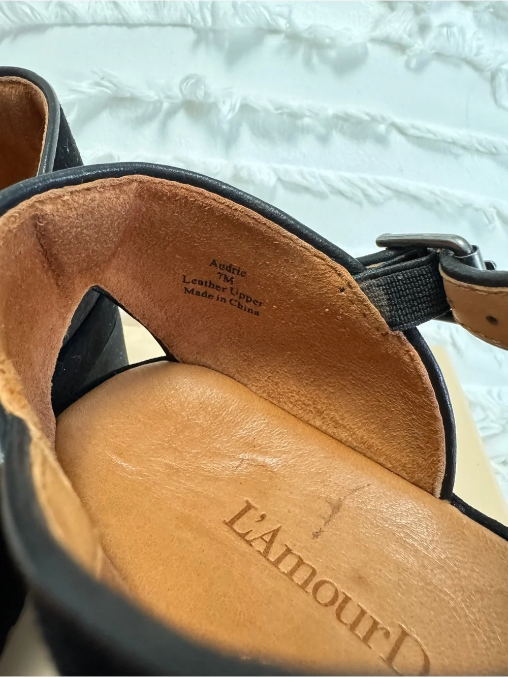L'Amour des Pieds 'Audric' Platform T-Strap Sandal (Women)